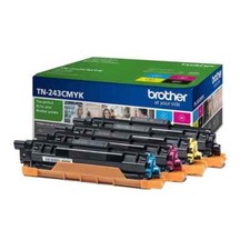 Confezione valore cartuccia toner Brother TN243CMYK TN-243 CMYK, per stampanti Brother