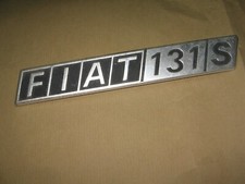 Fiat 131 S WRITTEN ACRONYM -
