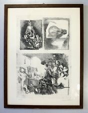 LITOGRAFIA Benedetto Mario NUDO ARTISTICO STAMPA MULTIPLO NUMERATA VI/X 1966  