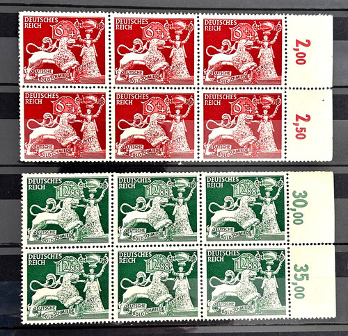 Set francobolli tedeschi 1942