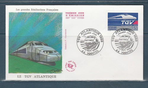 Enveloppe 1er jour - jour, sncf