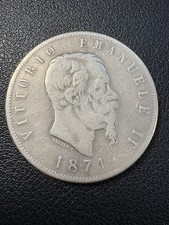 1874 Regno D'Italia Italia Re