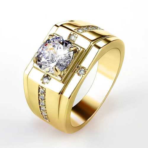 Anello sigillo oro con - oro,
