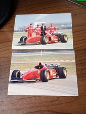 PISTA DI FIORANO,2 X FOTO 1996 -SCUDERIA FERRARI -SCHUMACHER FERRARI FERRARI F310