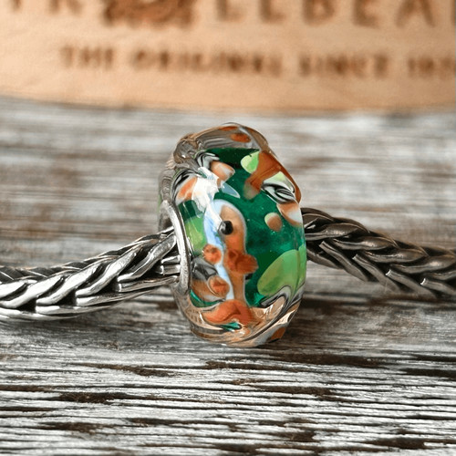 Trollbeads pesce unico - pesce, arancio