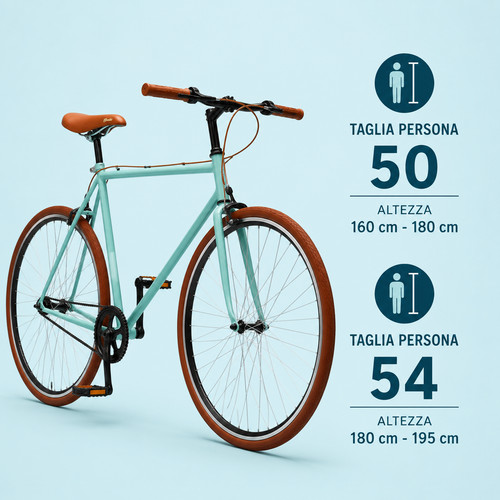 Bici fixed uomo single speed