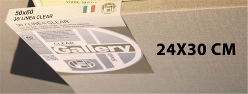 Tela 24x30 clear grana - clear, media