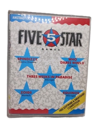 Five star game amstrad cpc - five,