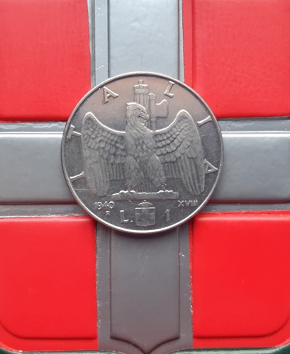 1 lira 1940 xviii - ,