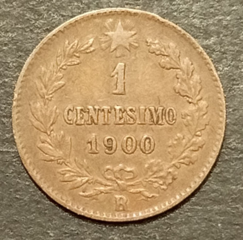 Centesimo lire valore - lire, 1900