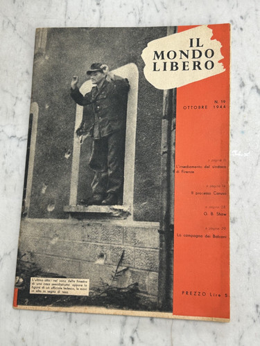Mondo libero 1944 vecchia - mondo,