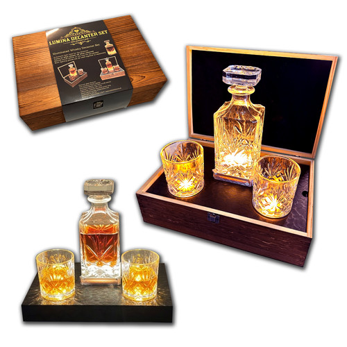 Set regalo decanter whisky