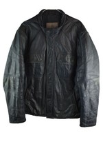 Giacca di pelle blu LAKELAND