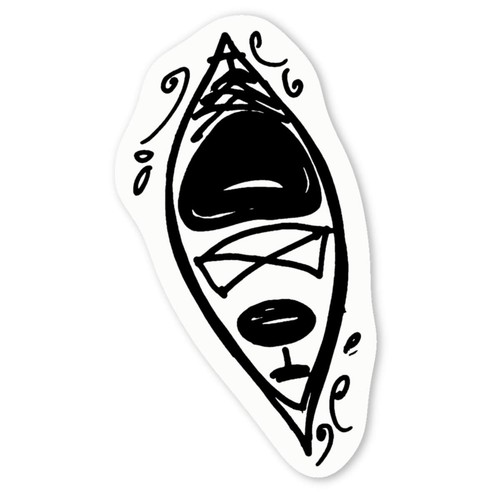 Adesivi decalcomania kayak - adesivi,