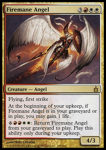 Mtg firemane angel russo - exc,