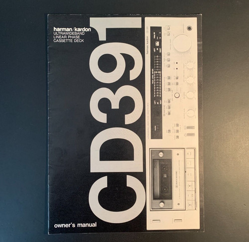 Harman kardon cd391 cassette - harman,