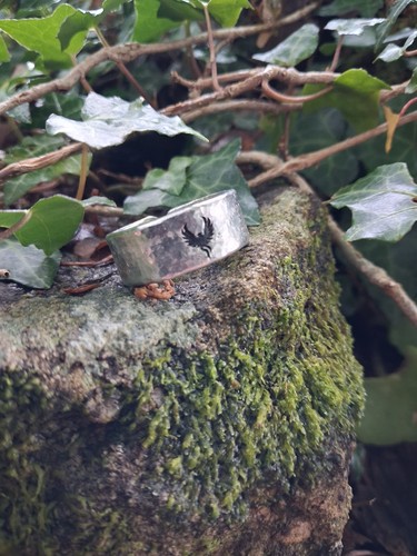 Anello fenice in - anello,
