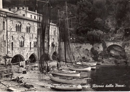 Cartolina camogli san - camogli,