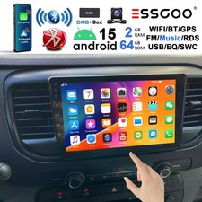 Autoradio Carplay Android 15 per Toyota Proace Citroën Jumpy Peugeot Expert +DAB