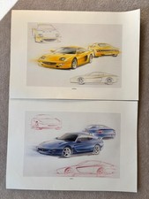 Disegni litografici Ferrari