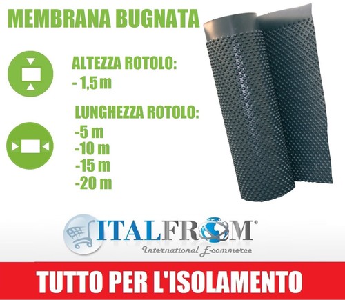 Membrana bugnata drenante - bugnata,