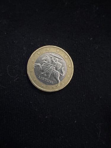 Moneta euro rara lietuva - moneta,