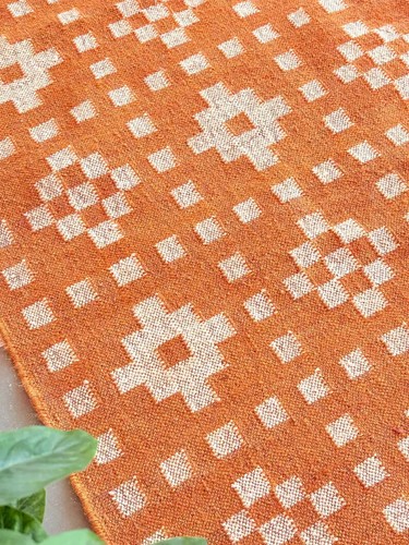 Tappeto lana kilim juta - tappeto,