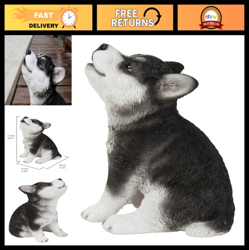Siberian husky puppy howling - husky,