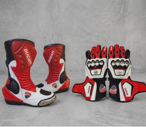 Set stivali guanti moto - e,