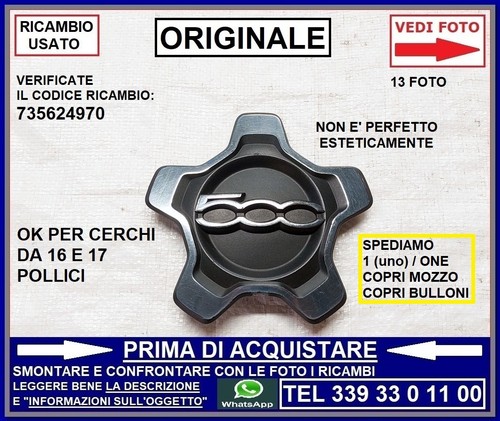 Copri mozzo borchietta - mozzo, x