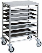 CARRELLO PORTA 8 TEGLIE cm