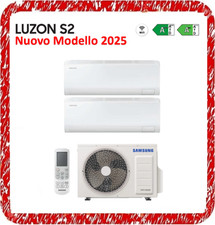 SAMSUNG LUZON S2 CLIMATIZZATORE DUAL 9000+12000 BTU 19DB R32 CLASSE A+++ A++