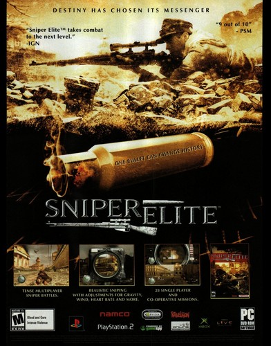 Pubblicità videogioco sniper - videogioco,