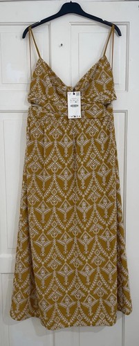 Abito midi zara senape - abito,