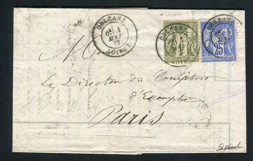 Superbe rare lettre - &,
