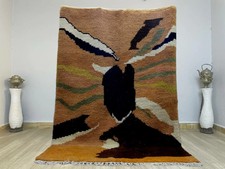 Tappeto berbero marrone fatto