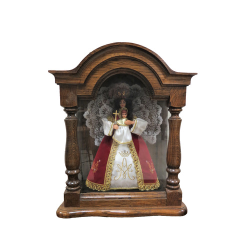 Antica madonna bambino - e, in