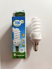 Lampada Fluorescente Mini Marino Cristal cod.20832 E14 15W 2700K 700 lumen