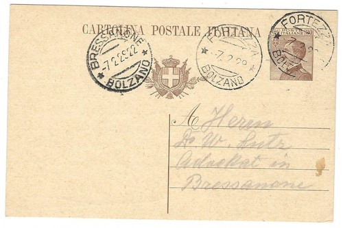 Regno italia 1927 cartolina - regno,