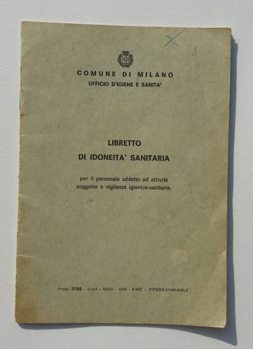 Libretto idoneità - libretto,
