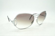 Occhiali Da Sole Christian Dior D59 Montatura In Metallo Unisex Argento 4158K