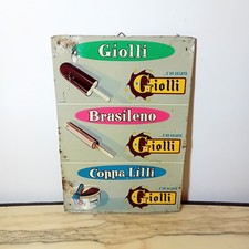 Rara Insegna Tabella Gelati