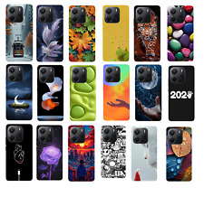 Custodia Cover Per  Xiaomi Redmi Note 14  5G    Silicone TPU Morbida  Fantasia