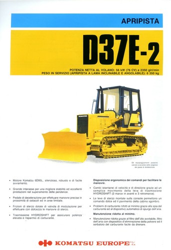Komatsu europe apripista - europe,