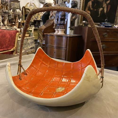 Cesto ceramica firmato - ceramica,
