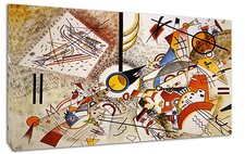 Quadro moderno astratto Kandinsky Acquerella Arte Arredo Casa Stampa su tela