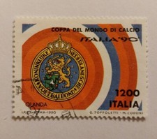 Francobolli Italia 1990 - Coppa Mondo Calcio - Olanda - Usato