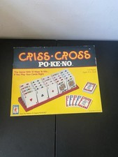 CRISS CROSS PO-KE-NO Pokeno - RARO gioco di carte Poker Keno - bicicletta completa