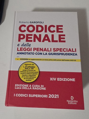 Codice penale delle leggi - penale, e