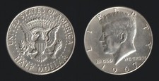 USA 1/2 HALF DOLLAR 1967
